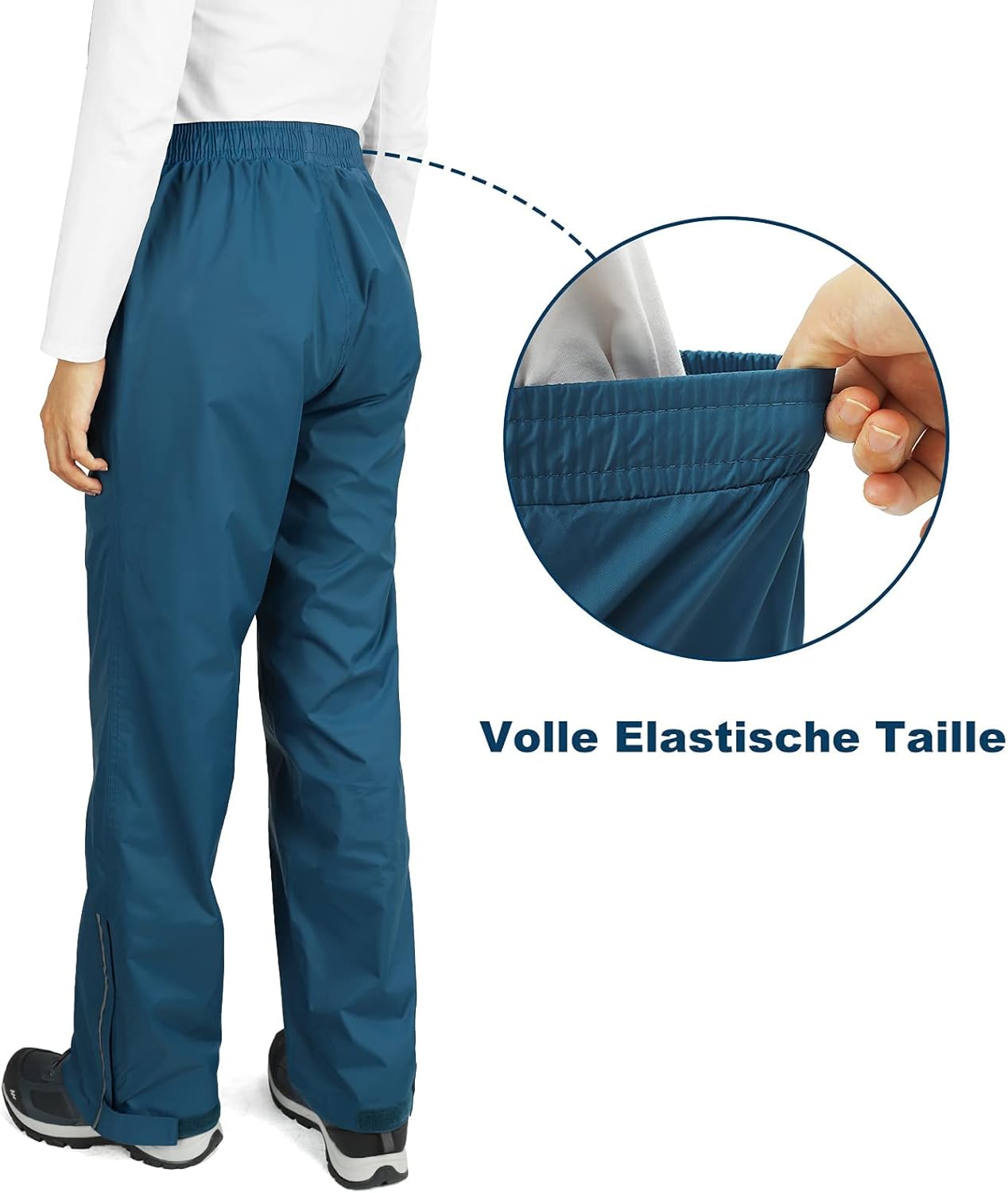 Thumbnail 1 de Outdoor Ventures Damen Regenhose – Wasserdicht, Atmungsaktiv, Packbar und Leichtes Softshell-Modell