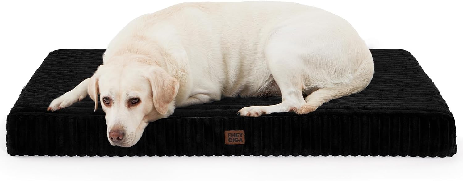Detalle de EHEYCIGA ECUS26TPT02SA01XLP Orthopedic Dog Bed, 44" x 32", Egg-Crate Foam