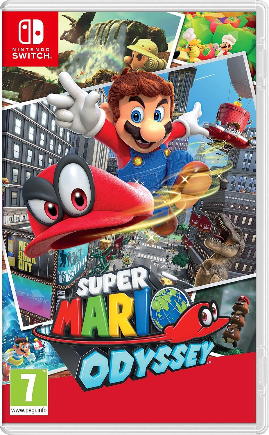 Detalle de Super Mario Odyssey voor Nintendo Switch – 3D-sandboxavontuur, Italiaanse import