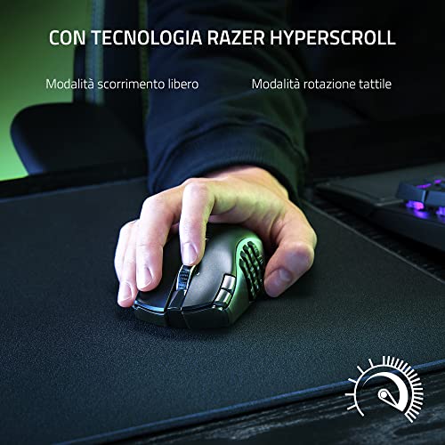 Thumbnail 3 de Razer Naga V2 HyperSpeed: Mouse MMO senza fili Ergonomico con 19 pulsanti programmabili