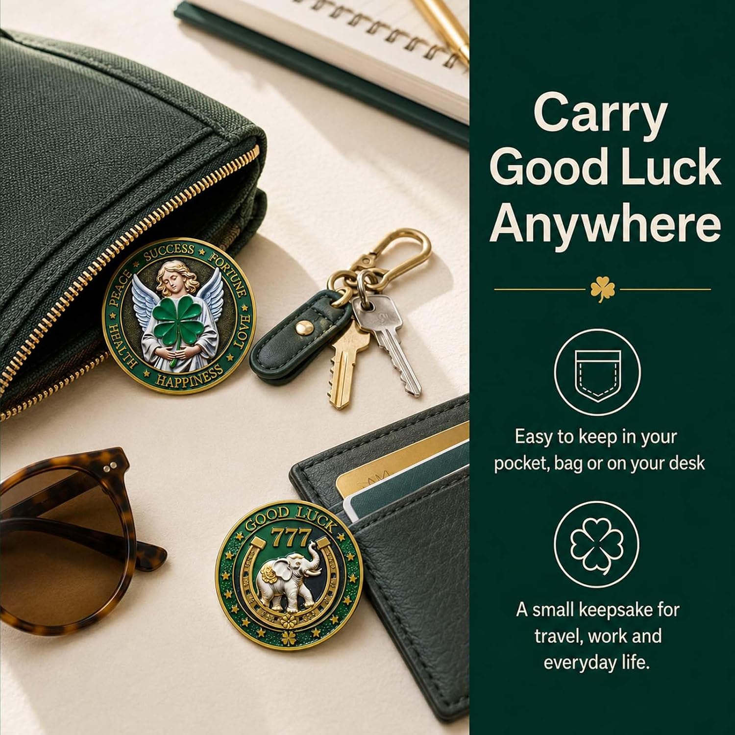Detalle 2 de Disabeki Lucky Coin, 1.77-Inch
