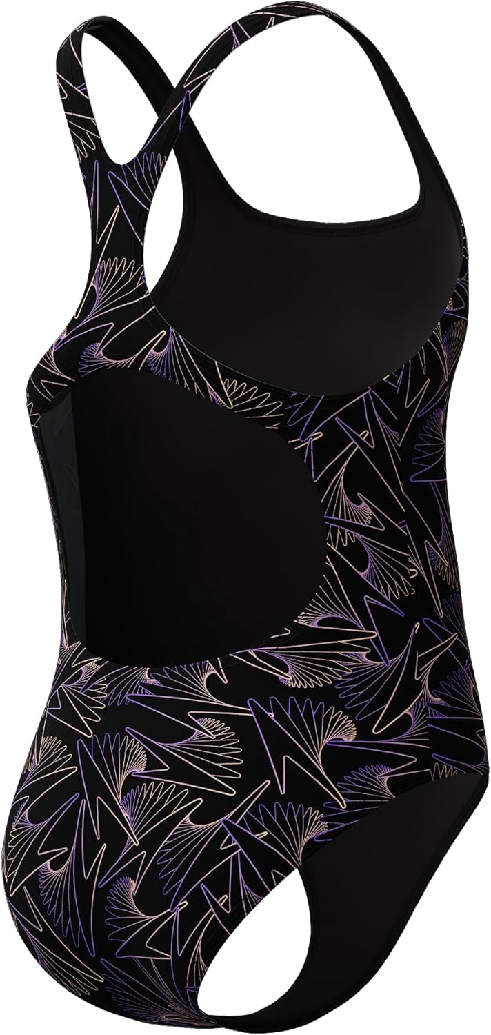 Thumbnail 3 de Speedo Maillot HyperBoom Allover Medalist Fille – Séchage rapide et résistance au chlore (Lot de 1, 5-6 ans)