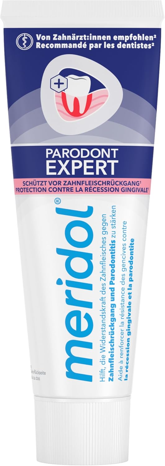 Detalle 2 de meridol Parodont Expert Zahnpasta 75 ml – 2er-Pack für gesundes Zahnfleisch