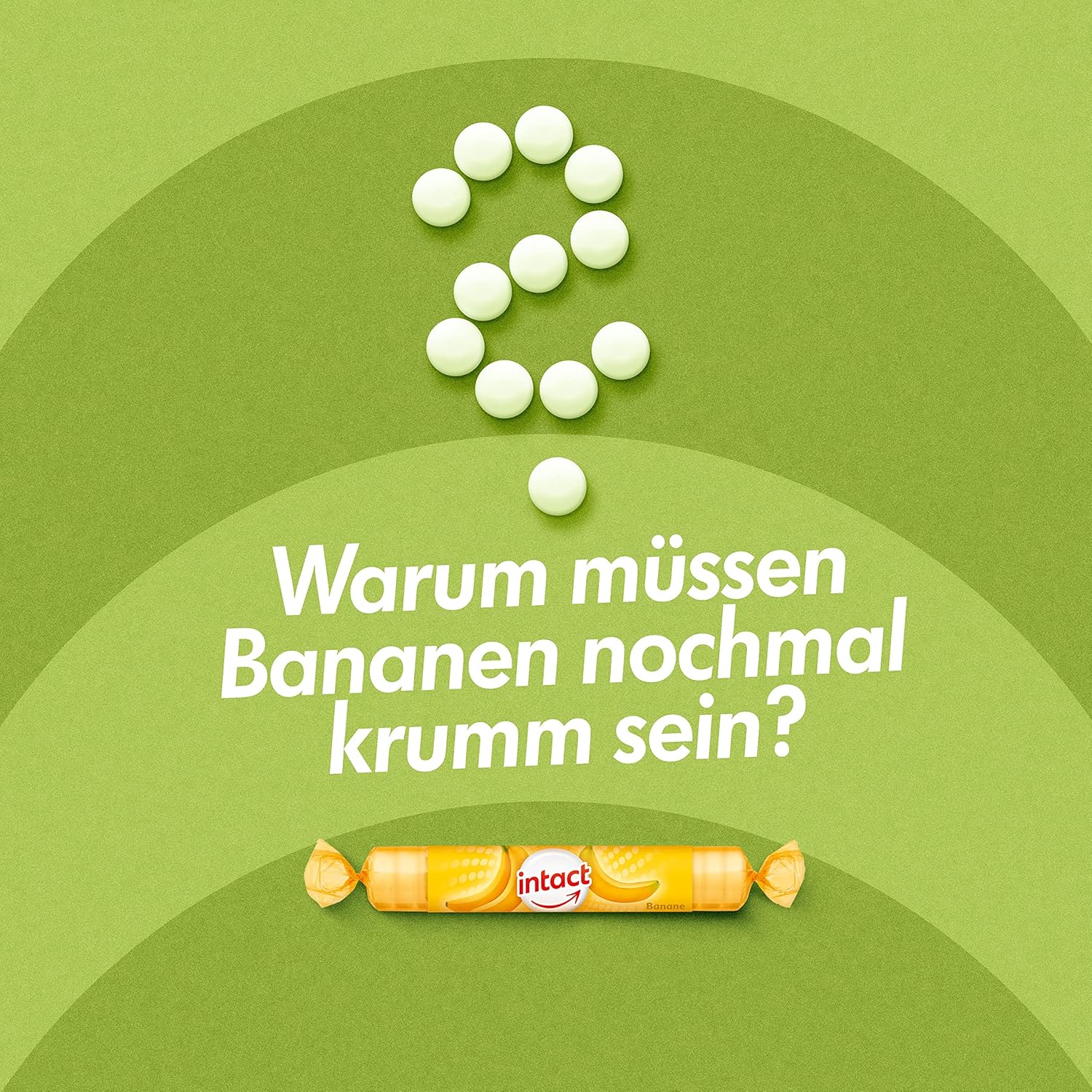 Detalle de Intakt Traubenzucker Banane Rolle (15 St.) – Vegan, gluten- und laktosefrei