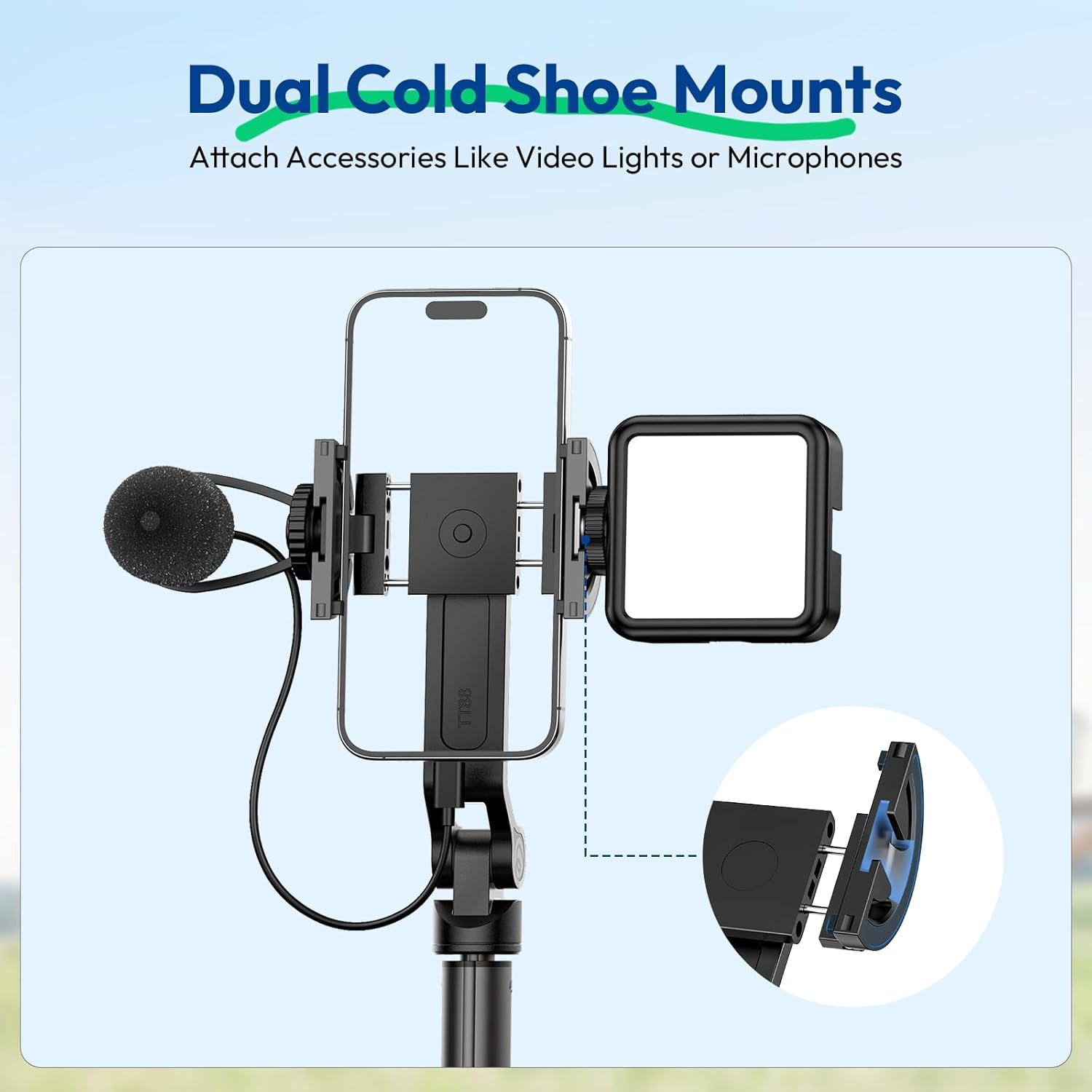 Thumbnail 6 de ULANZI TT88 57" Magnetic Tripod for iPhone