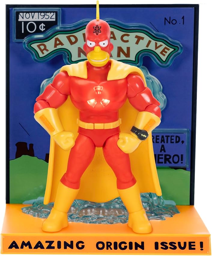 Thumbnail 4 de Los Simpsons Hombre Radiactivo figura 13 cm coleccionista