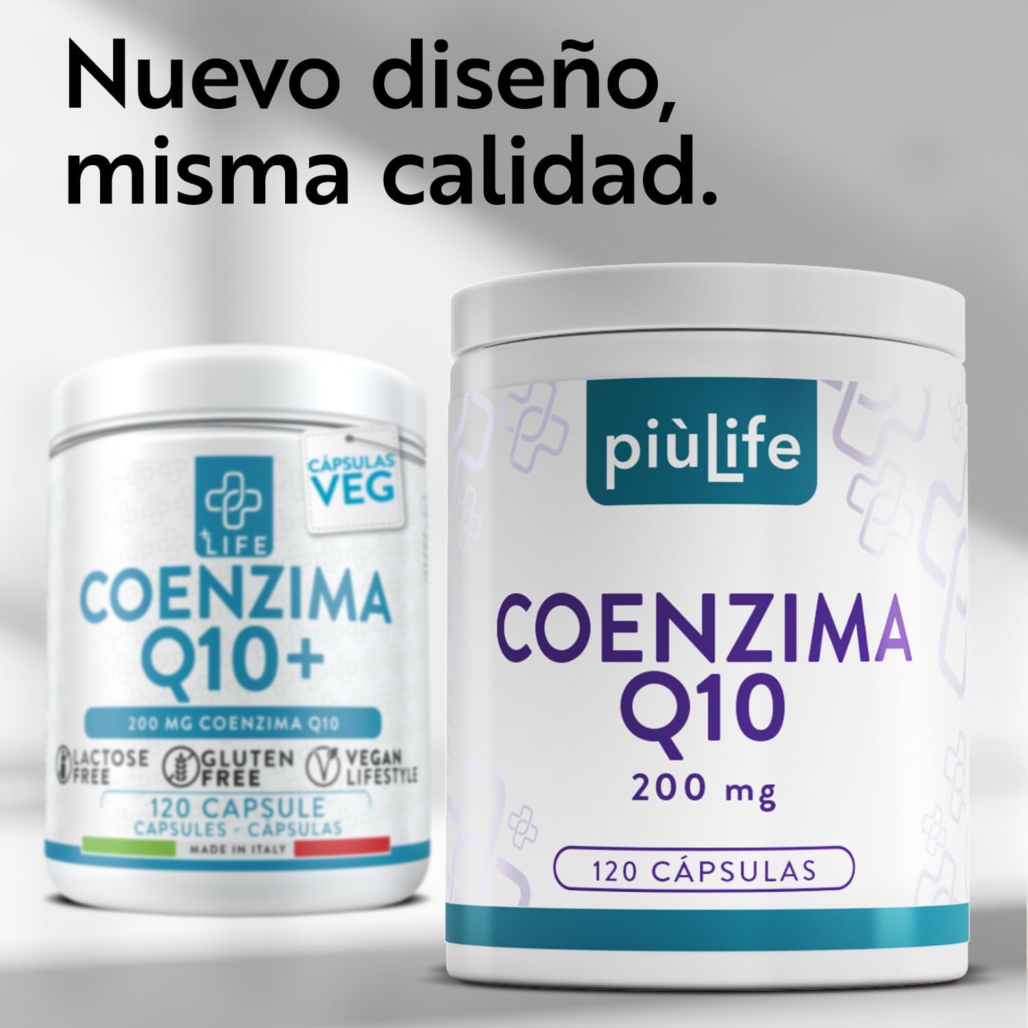 Detalle 2 de Coenzima Q10 PiùLife 200 mg 120 cápsulas