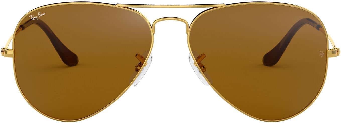 Detalle 2 de Ray-Ban RB3025 Classic Aviator Sunglasses (XS fit) with gradient brown lenses