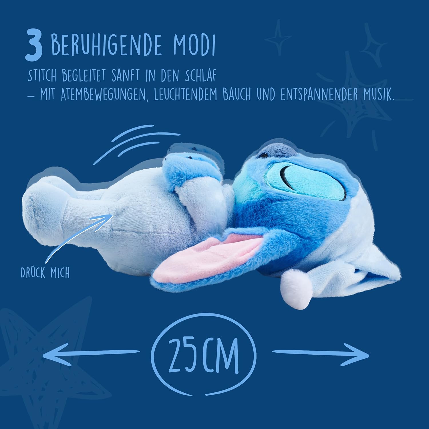 Detalle 2 de Simba Stitch Plüschtier mit Sound 31 cm