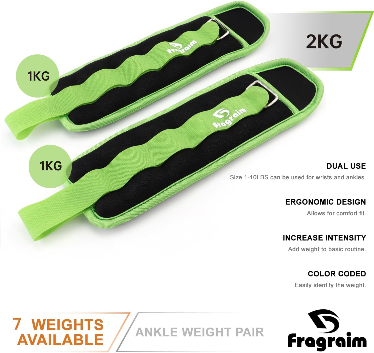Thumbnail 2 de Ankle weights 10 kg pair training