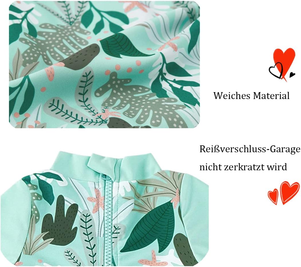 Thumbnail 5 de UMELOK Baby Badebekleidung Mädchen: Badeanzug mit Sonnenhut und UPF 50+ UV-Schutz