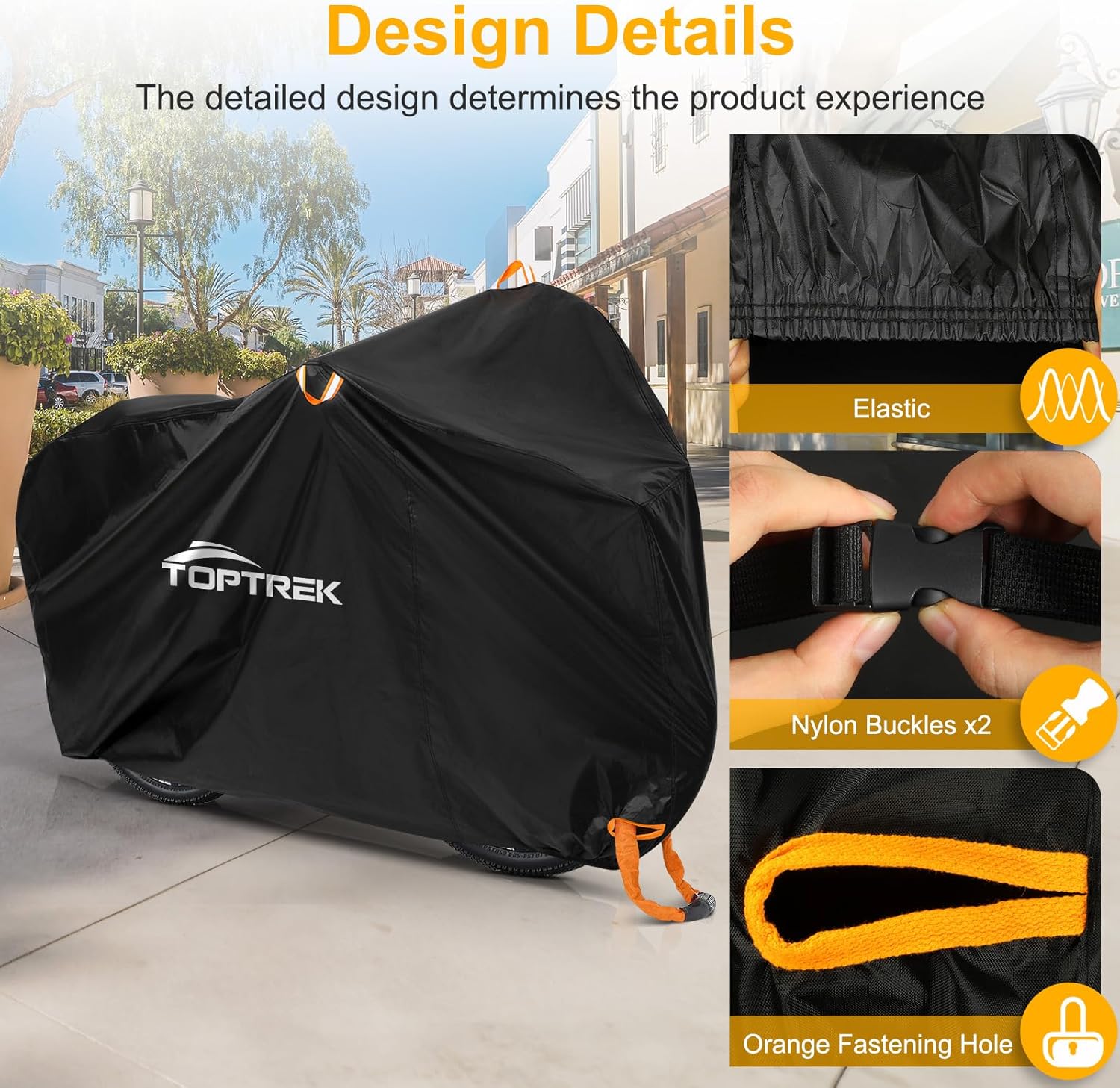 Thumbnail 3 de TopTrek Bike Cover 200 x 110 x 70cm waterproof cover