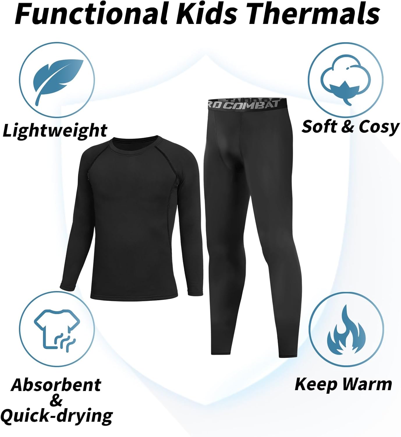 Thumbnail 1 de Qyibleri Kids Base Layer thermal set for boys 👕