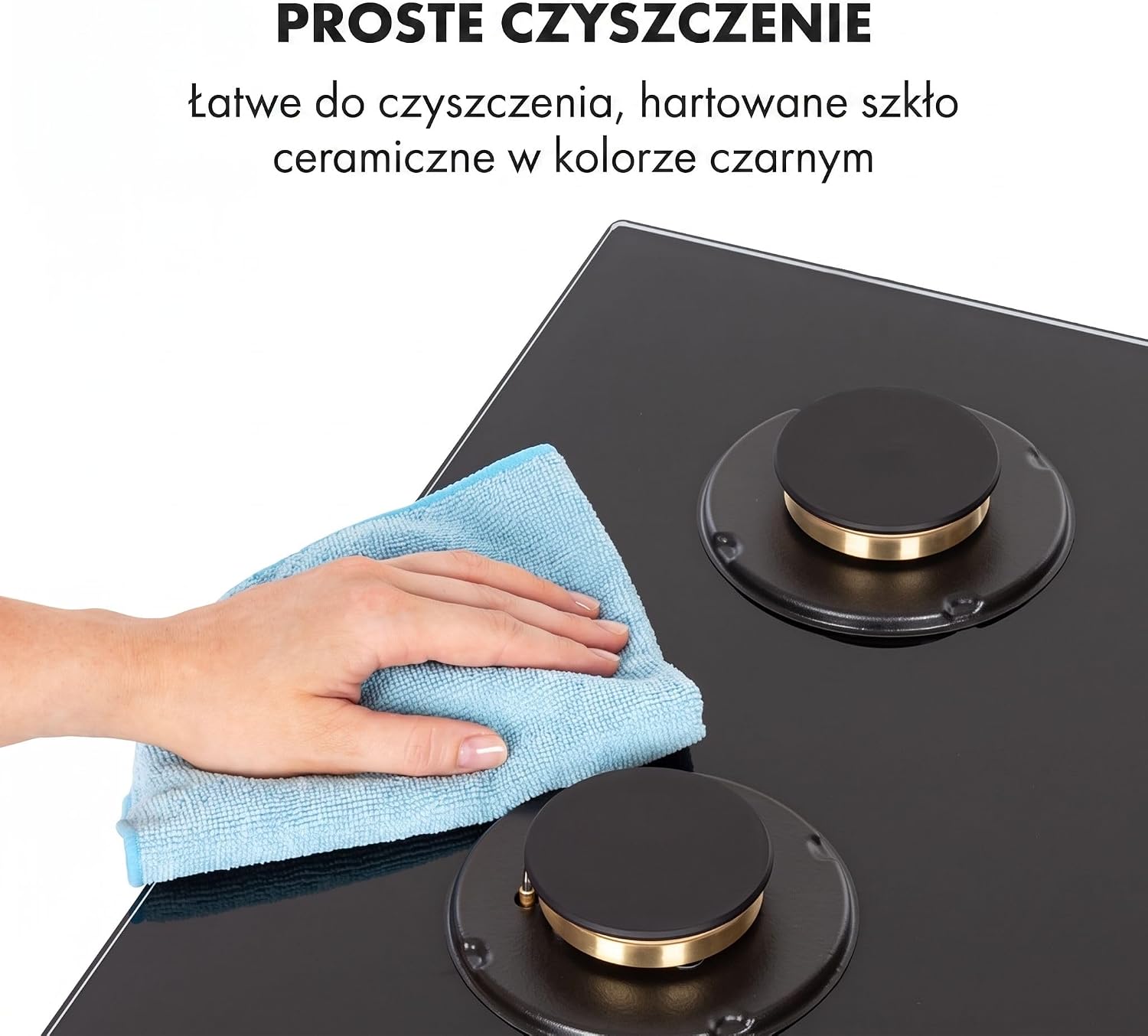 Thumbnail 6 de Klarstein Goldflame – płyta gazowa do zabudowy, 4 palniki, wok, 8000 W