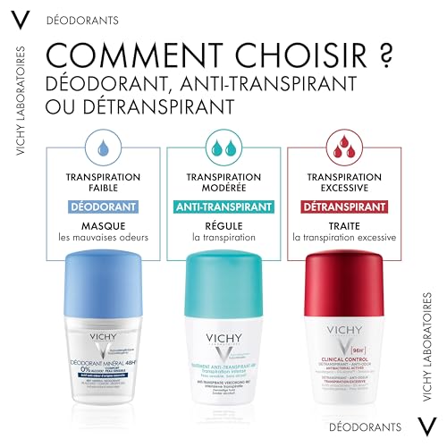 Detalle 2 de Vichy Desodorante Tratamiento Antitranspirante Intensivo 72 horas Roll-on – 50 ml
