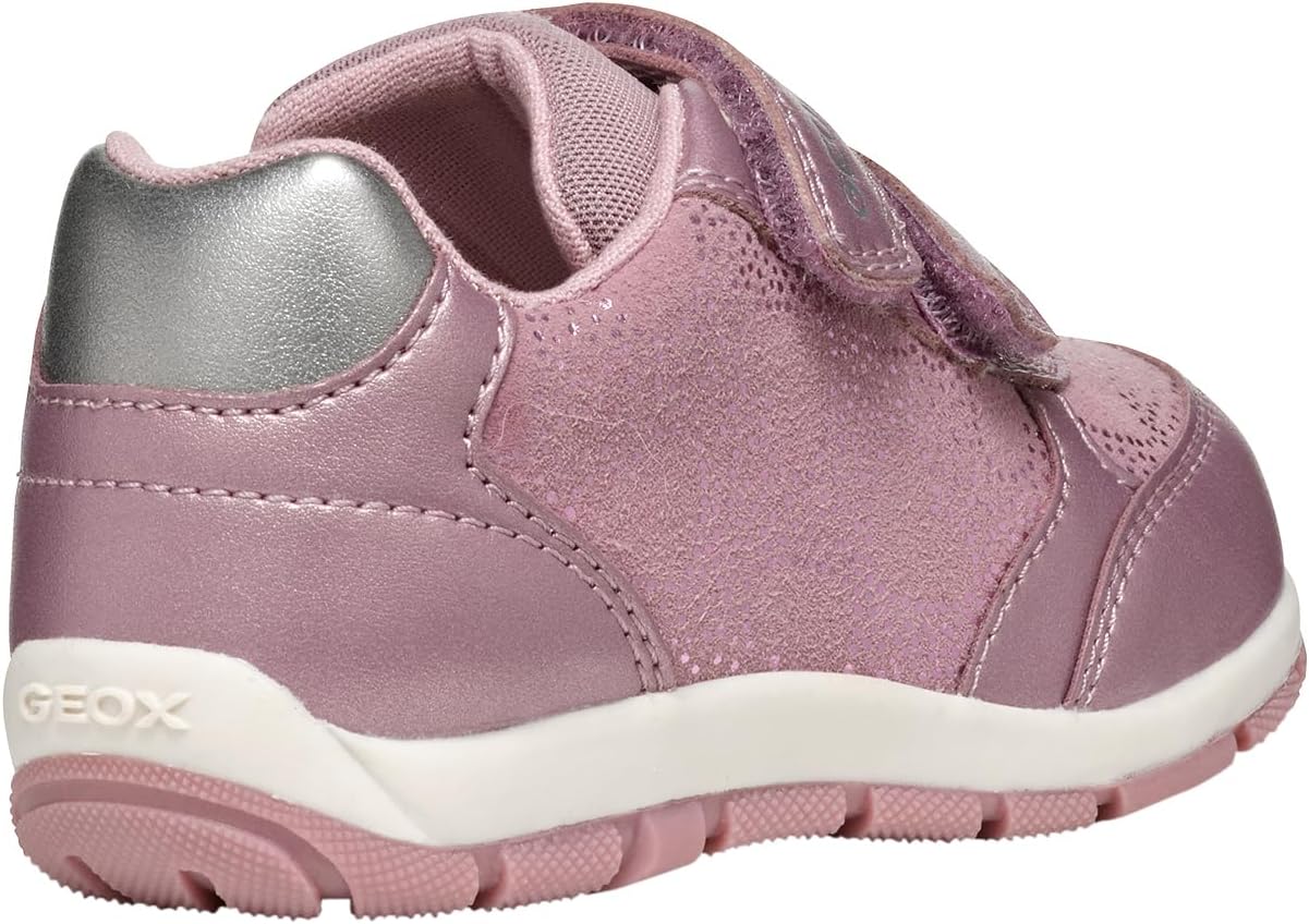 Detalle de Geox B Heira Girl A BasketBébé Fille : tendance et simplicité pour les premières baskets