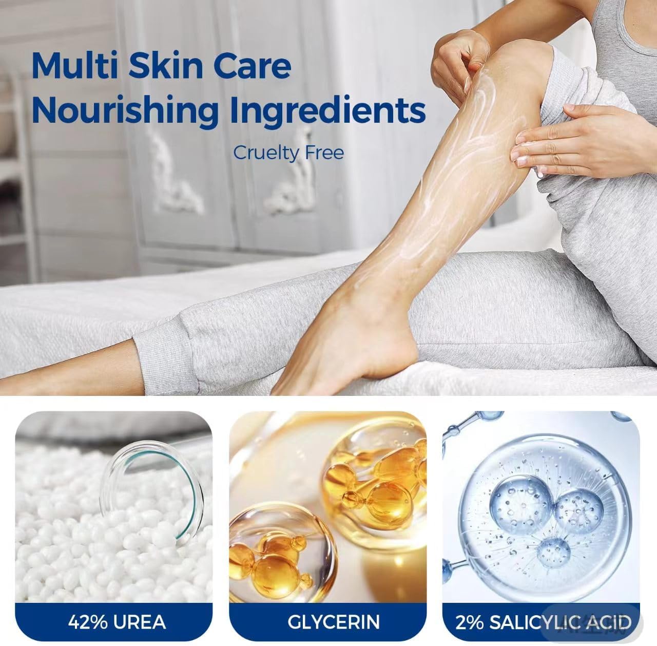 Detalle 2 de OUKEYA ureumcrème 42% met 2% salicylzuur, 150 g
