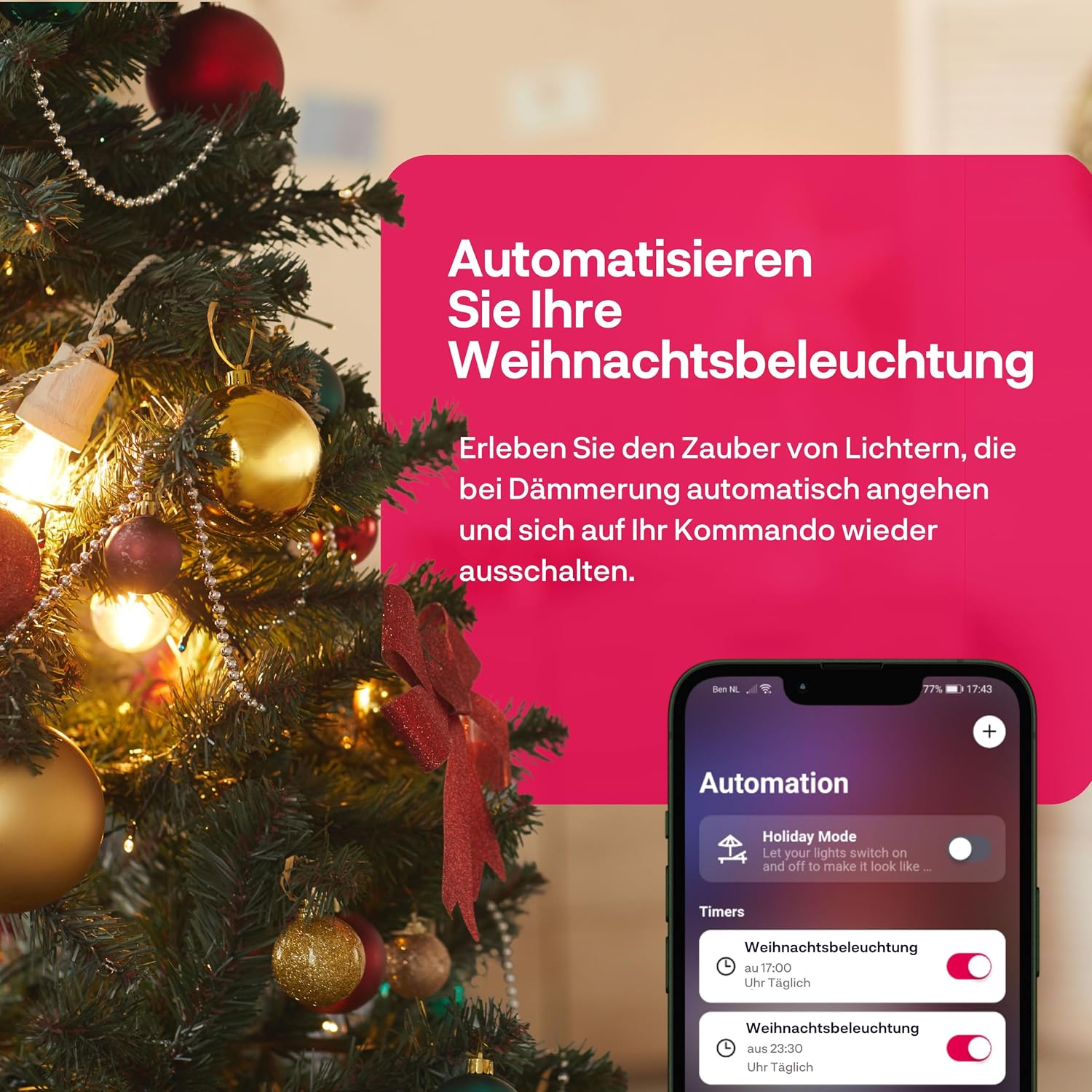 Detalle de INNR Smart Plug (Zigbee Repeater) – 16 A Steckdose mit Strommessung, 4er-Set, kompatibel mit Hue* & Alexa