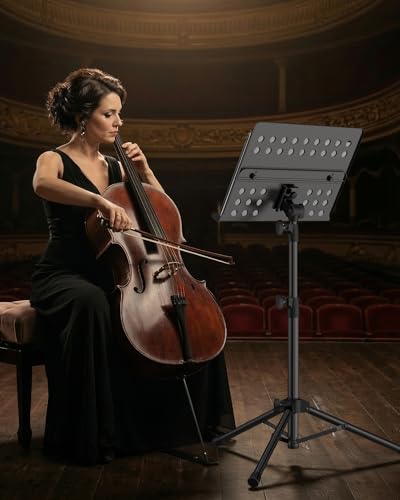 Thumbnail 5 de Vekkia Professional Sheet Music Stand with Carrying Bag (80-142 cm)
