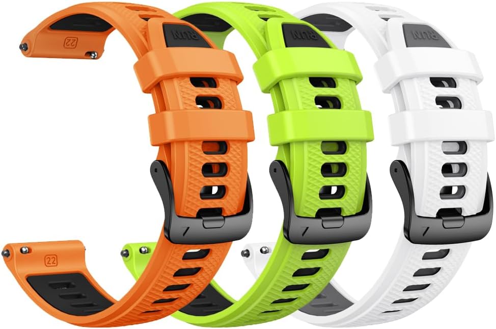 Detalle de ANBEST Silikon Armband 22 mm kompatibel
