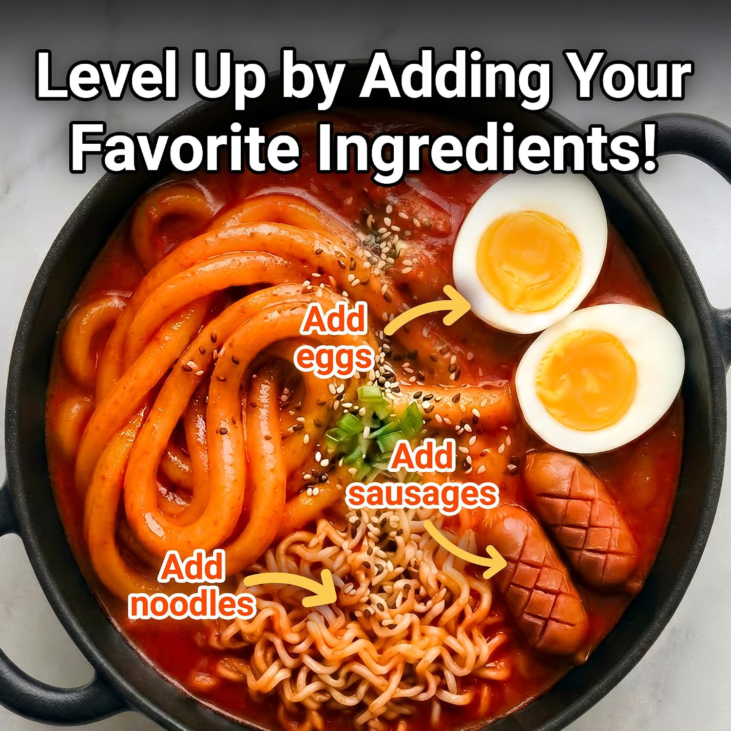 Thumbnail 6 de Nongshim Tteokbokki Style Noodles, Sweet & Spicy Korean Ramen, 10-Pack