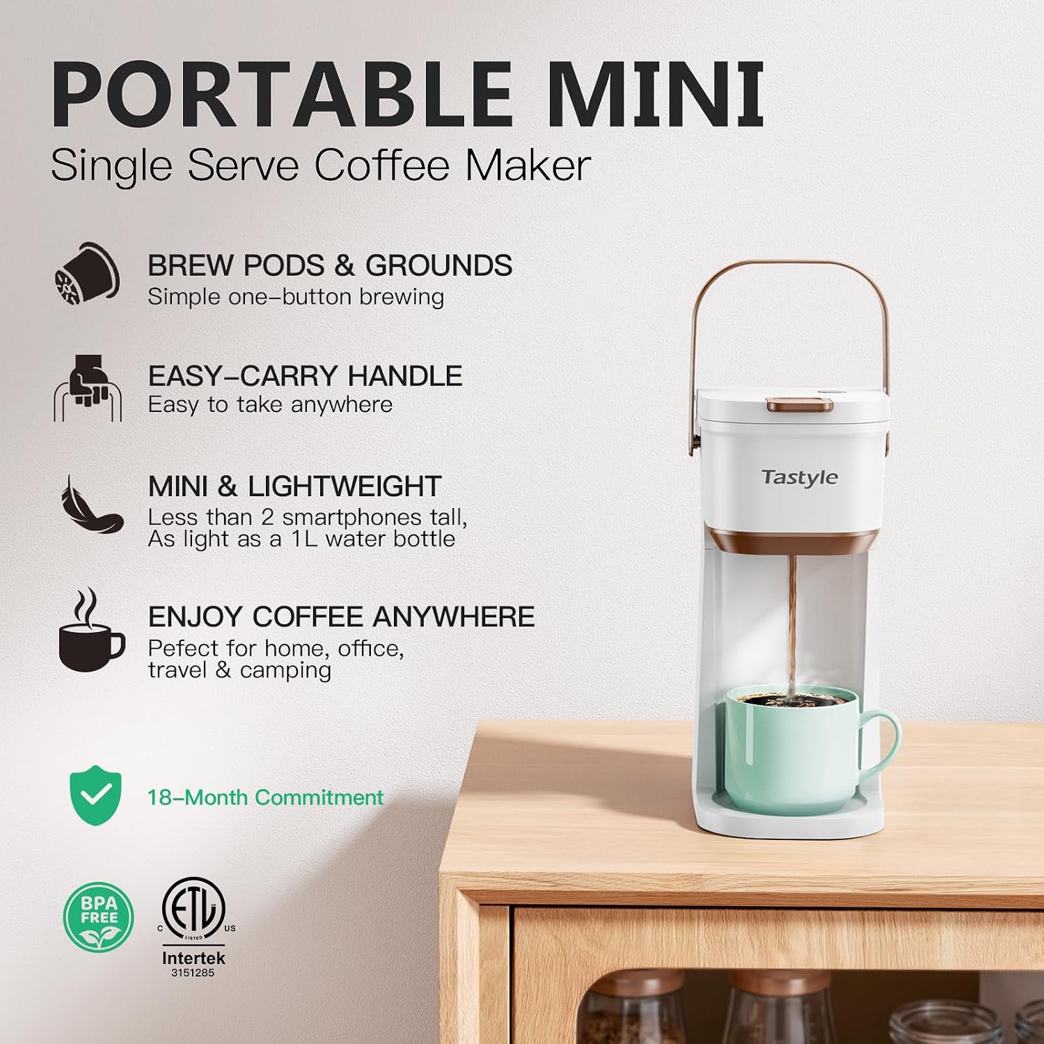 Detalle 2 de Tastyle single-serve coffee maker K302