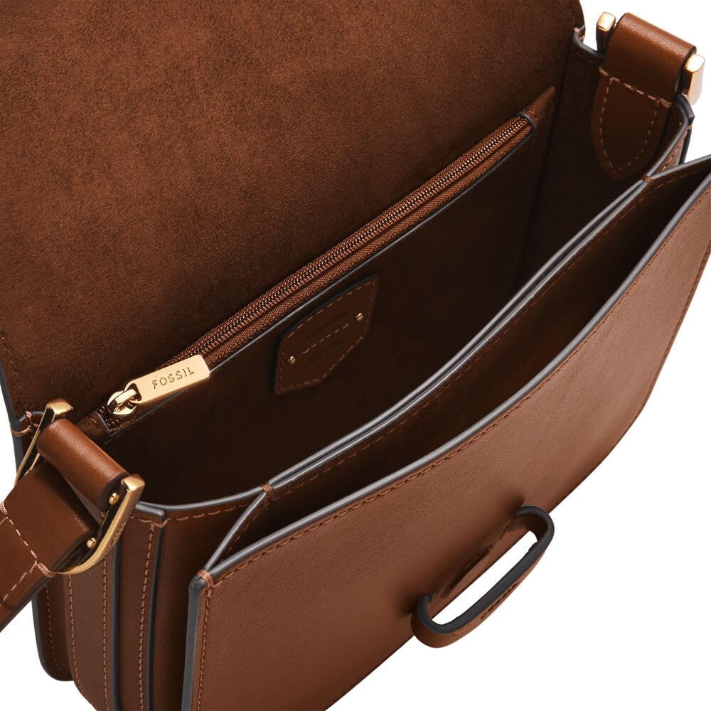 Thumbnail 2 de Fossil Lennox Large – Borsa a tracolla da donna in pelle con solapa