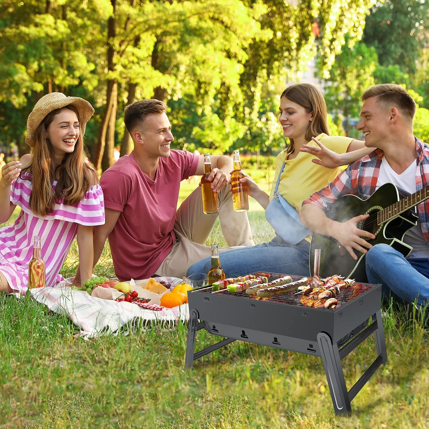 Thumbnail 4 de Portable BBQ Barbecue Grill 15.35