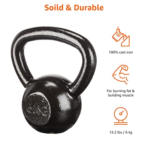 Detalle de Amazon Basics Pesa rusa hierro fundido 6 kg 🏋