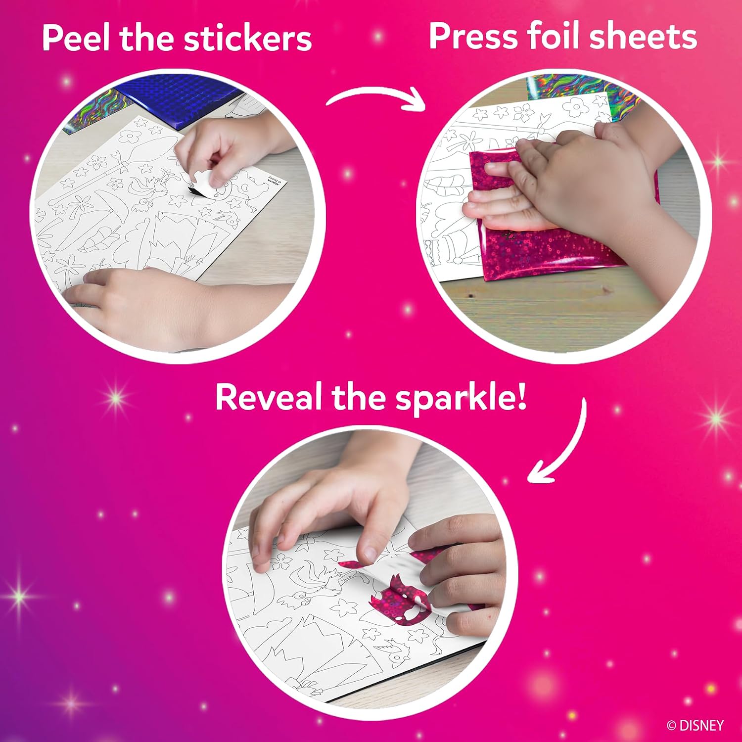 Thumbnail 4 de Skillmatics Foil Fun Disney Princess 10 kits