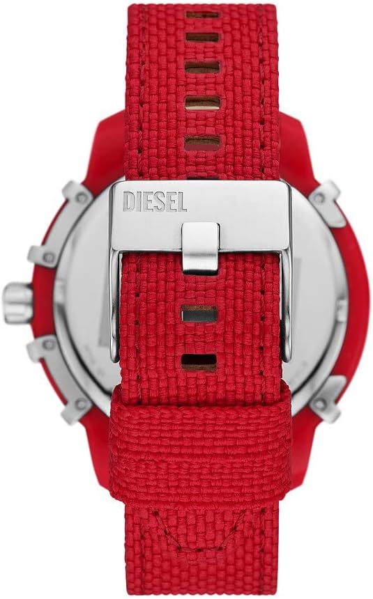 Thumbnail 2 de Diesel Griffed orologio da uomo – movimento al quarzo/cronografo, 48 mm, cinturino in silicone e dettagli sostenibili