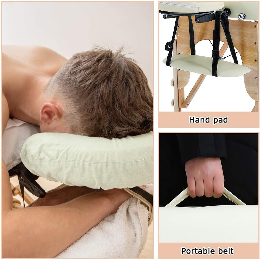 Detalle 1 de BestMassage Massage Table Massage Bed Spa Bed, 73-Inch Adjustable Folding Table