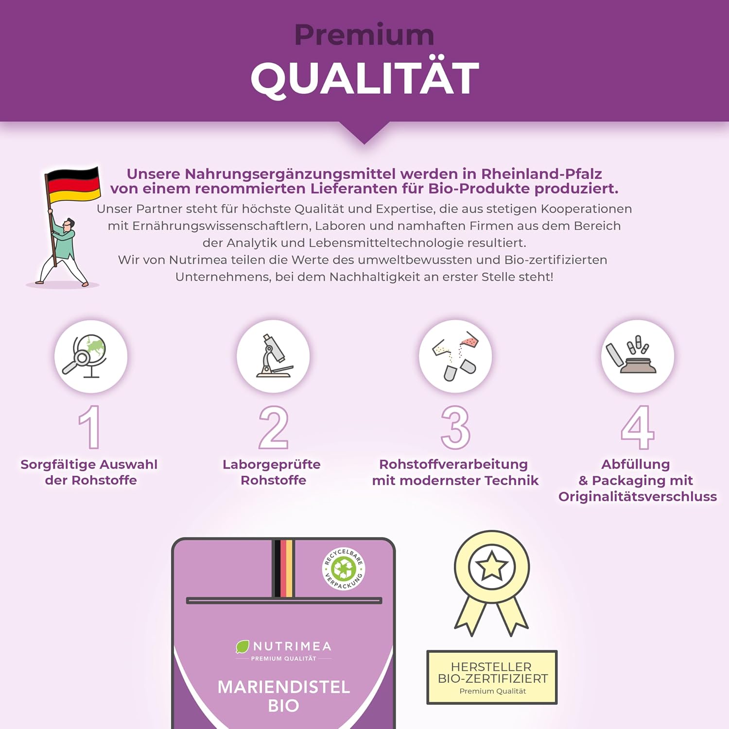 Detalle 2 de Nutrimea Mariendistel Bio Kapseln 900mg