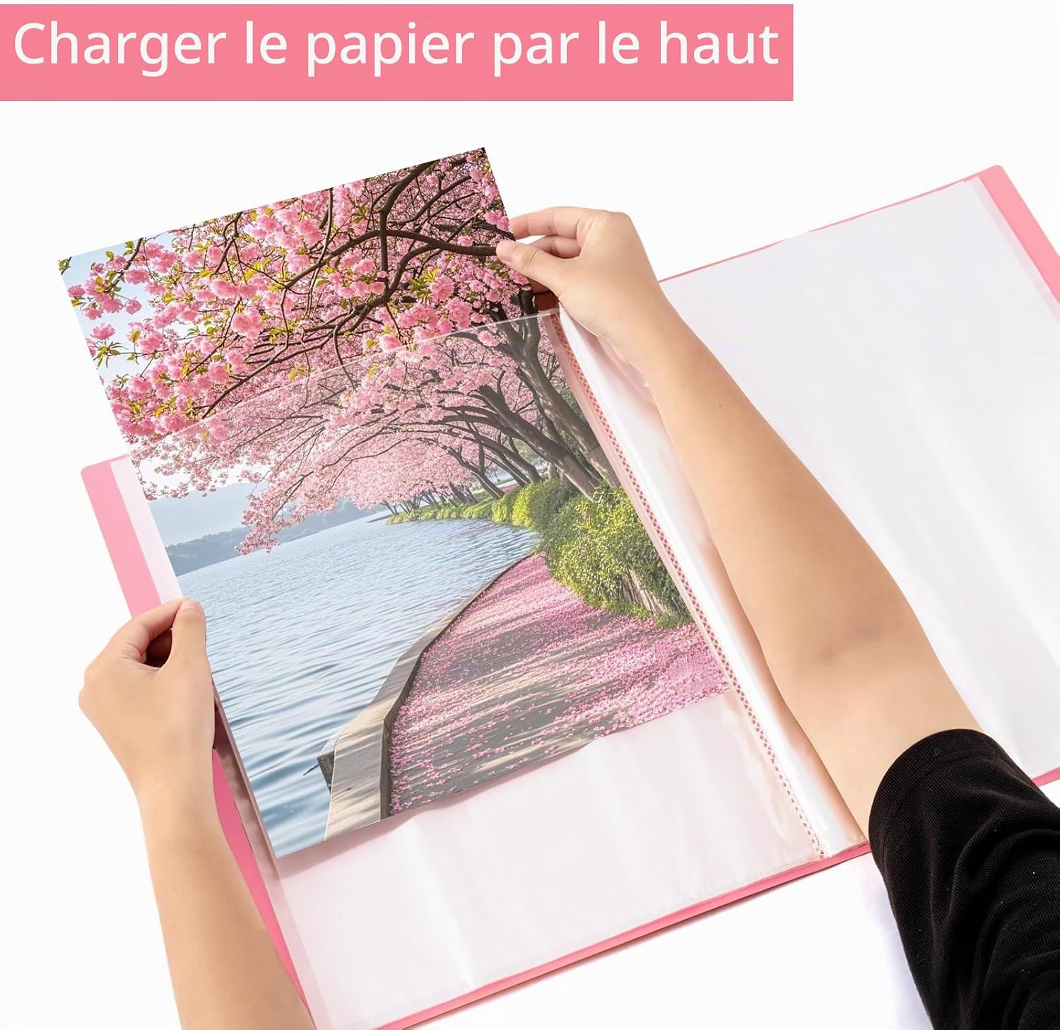 Thumbnail 4 de Srvnpioy – Porte‑Vues A3, 2 Pièces, 60 Pochettes, Rose