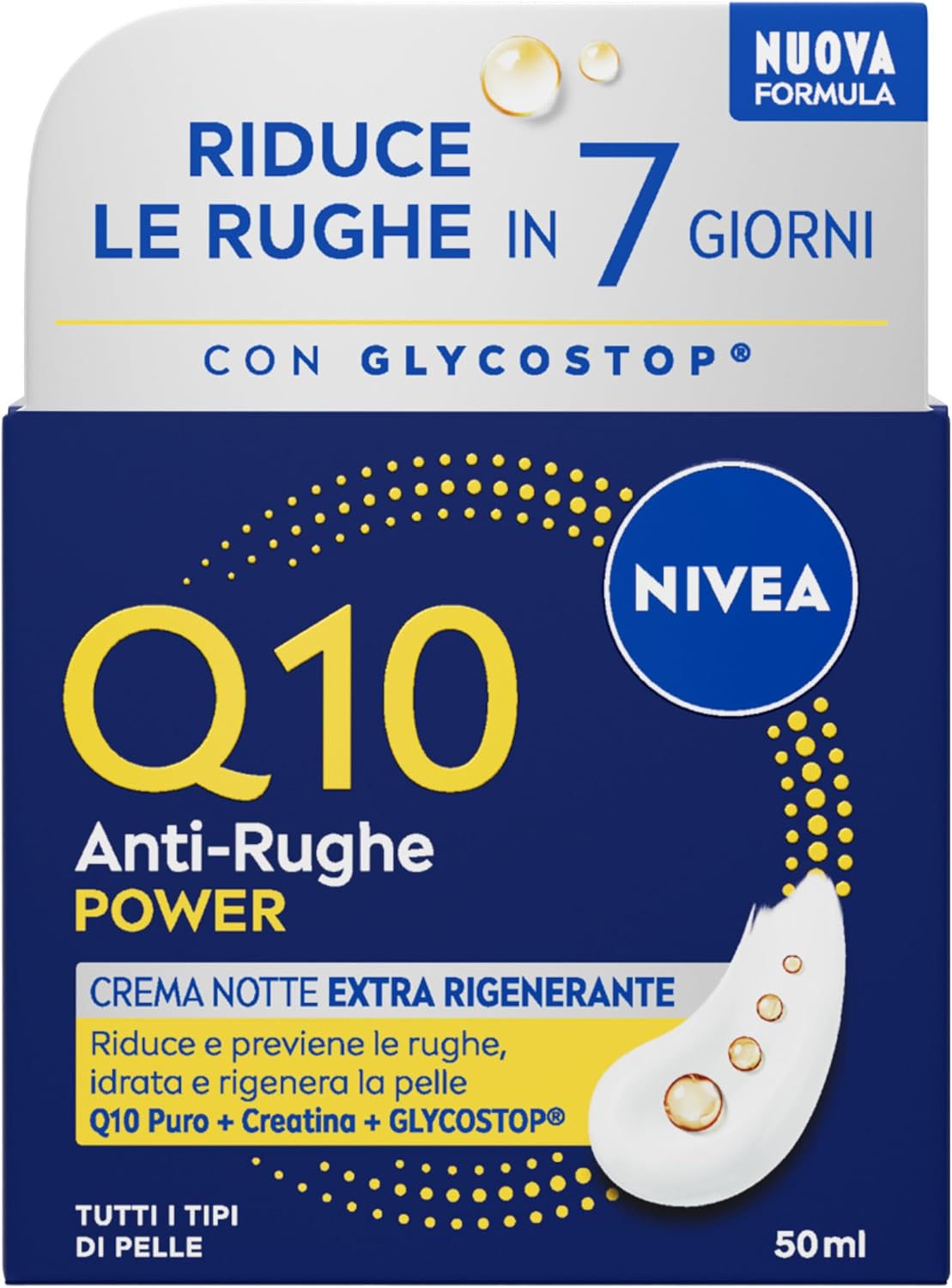 Detalle de NIVEA Q10 Anti-Rughe Power Crema Notte Extra Rigenerante 50 ml