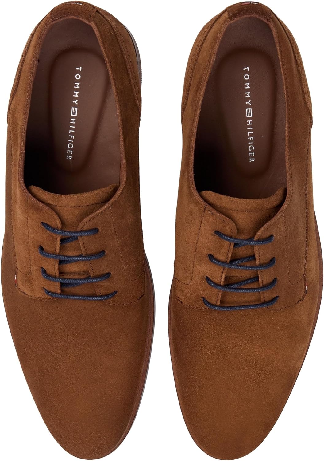 Detalle de Tommy Hilfiger Hilfiger Suede Dress Shoe Fm0fm05776 — Derby Uomo in pelle scamosciata