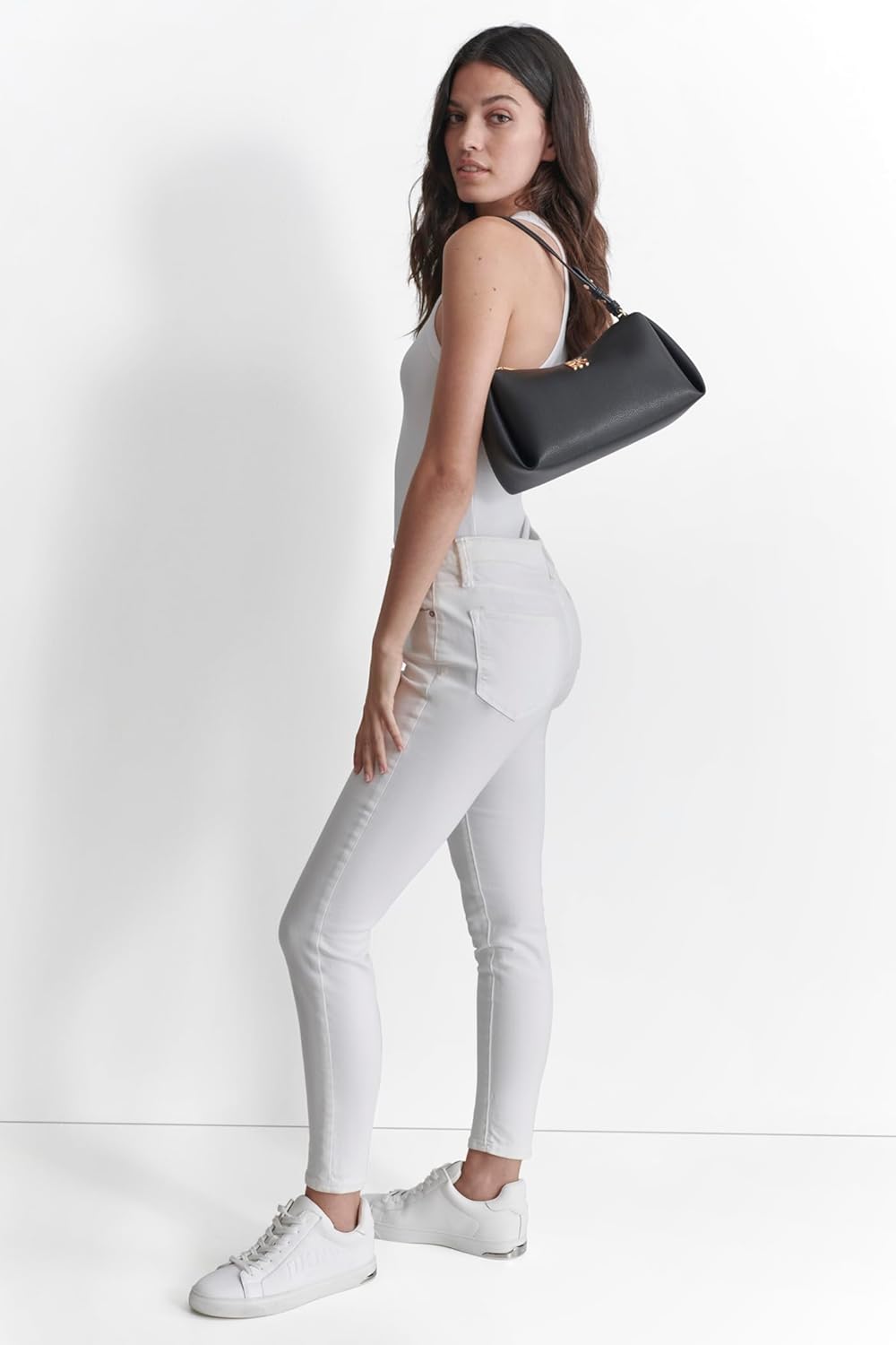 Thumbnail 2 de DKNY Fashion Soft Classic Casual Handbags Tote Tragetasche – kleine Schultertasche in Schwarz