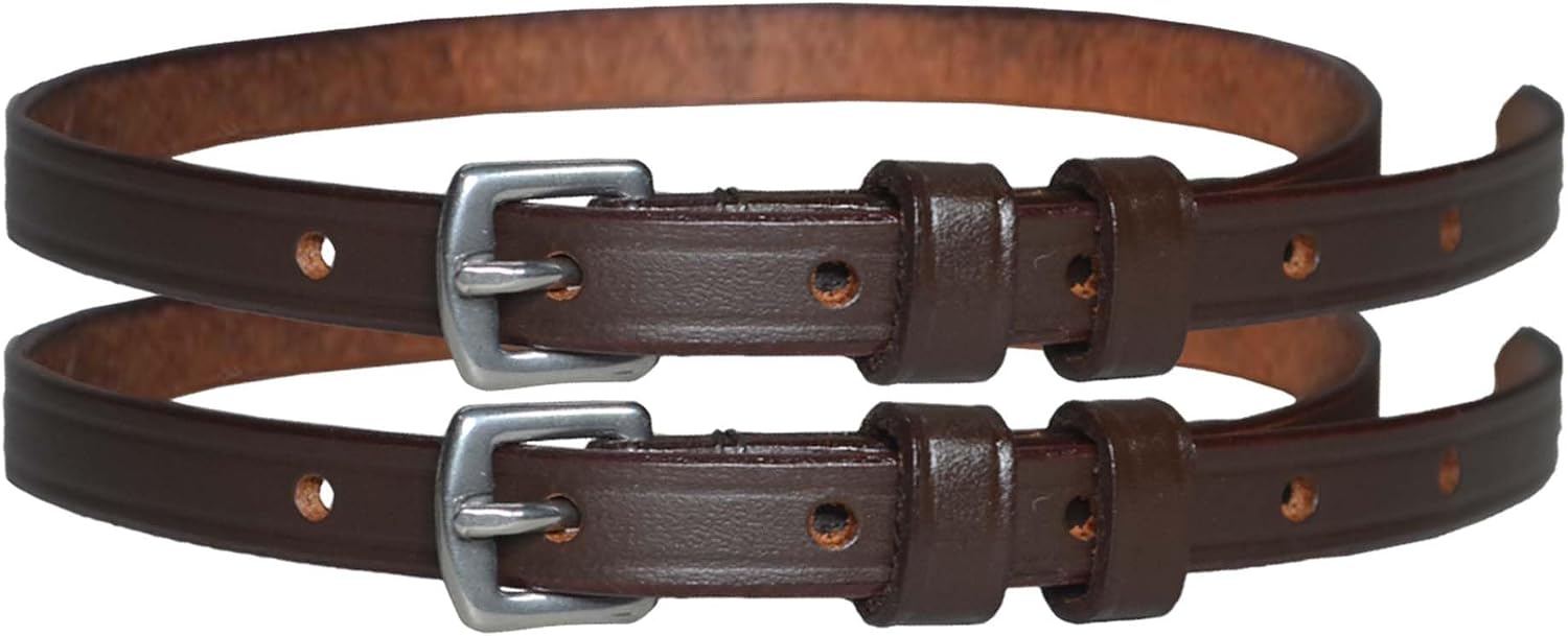 Thumbnail 1 de SIE Leather Spur Straps - Adult (20", Havana)