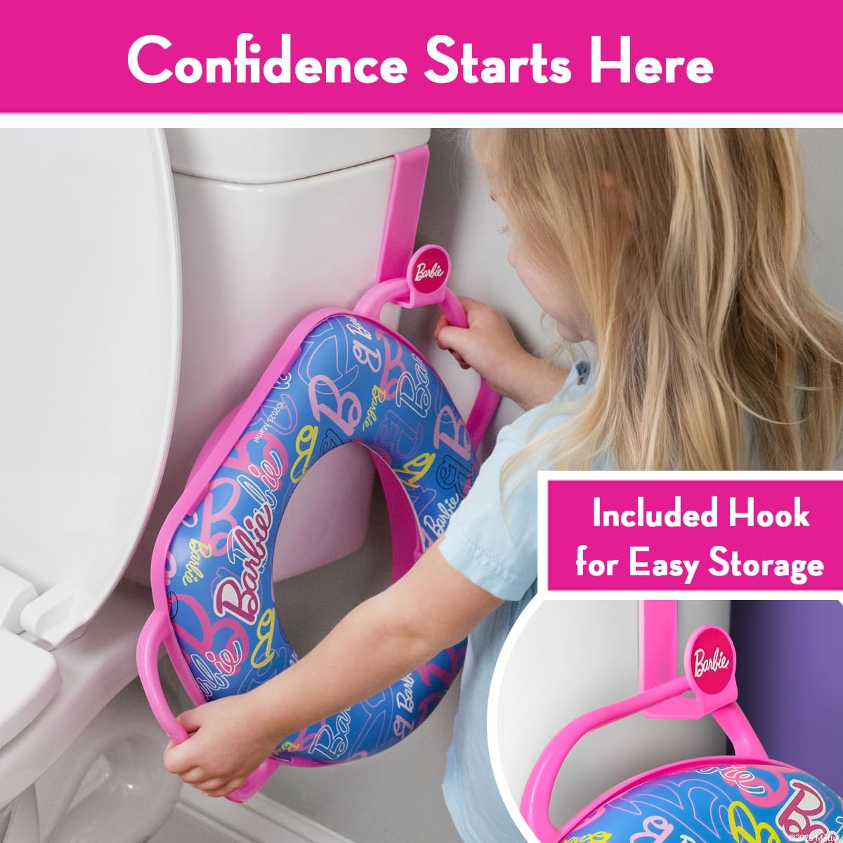 Detalle de Barbie Cushioned Toilet Training Seat