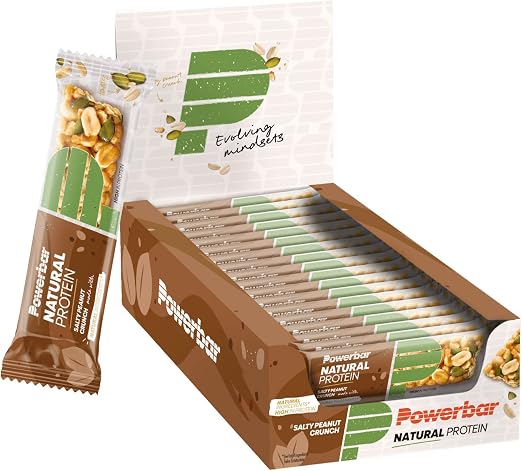 Detalle de Powerbar Natural Proteína Salty Peanut Crunch 18x40g 🥜