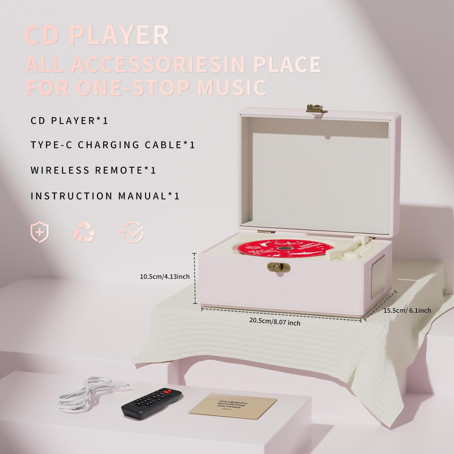 Detalle 2 de Time Music Box Lecteur CD 3600 mAh