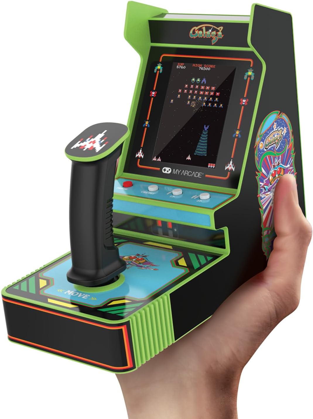 Thumbnail 1 de MY ARCADE DGUNL-7000 – przenośna konsola arcade z joystickiem, GALAGA i GALAXIAN