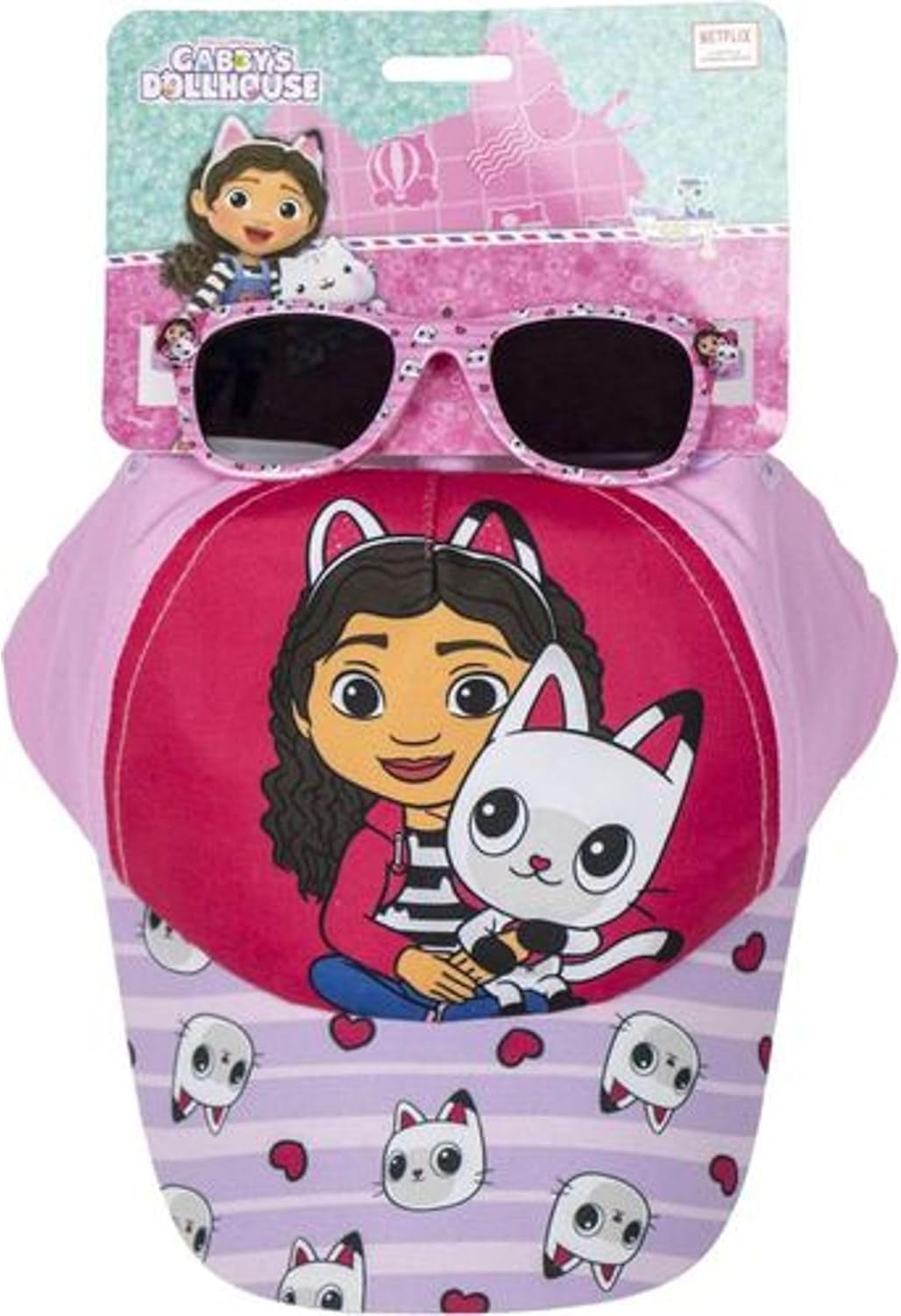 Detalle 2 de Gabby's Dollhouse Gorra y Gafas Set