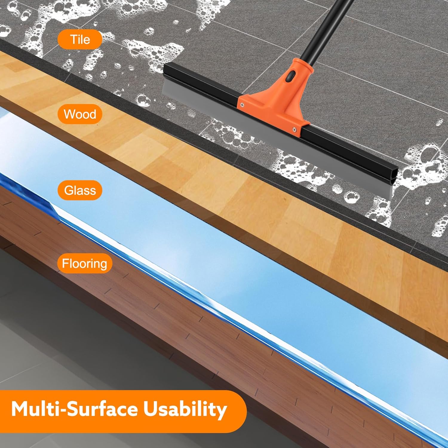 Thumbnail 2 de wlich Floor Squeegee Heavy Duty 17in