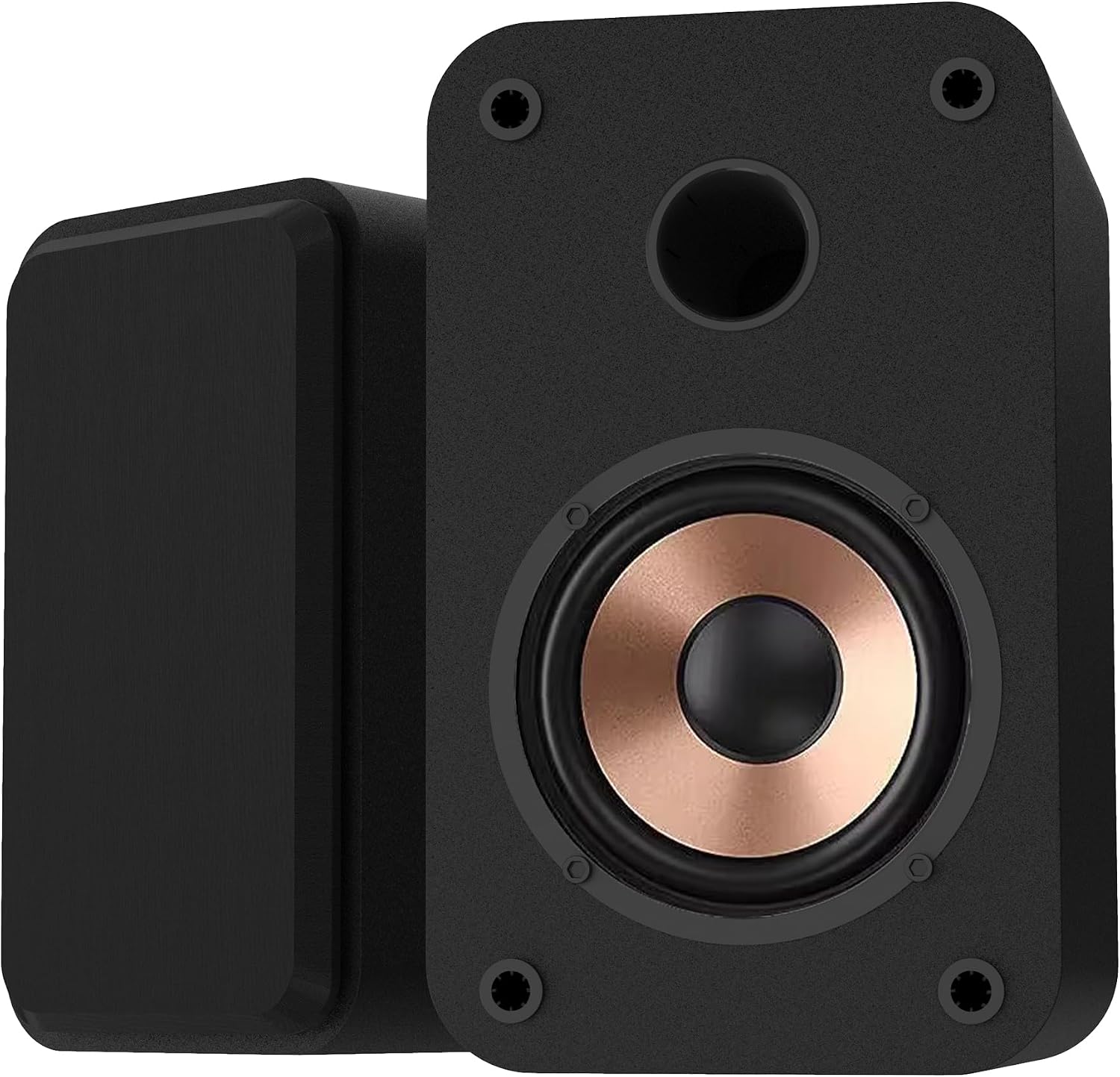 Detalle de LONPOO LP-42S: Kompakter 30W Bluetooth-Regallautsprecher mit USB/AUX und Kopfhörerausgang