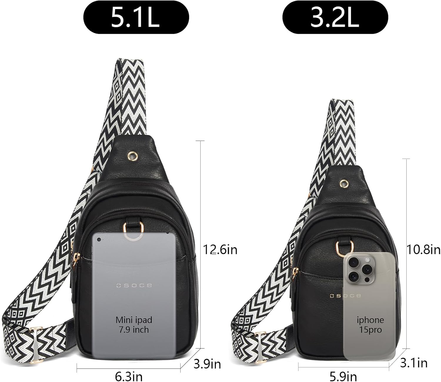 Thumbnail 3 de OSOCE Crossbody Bag 350g