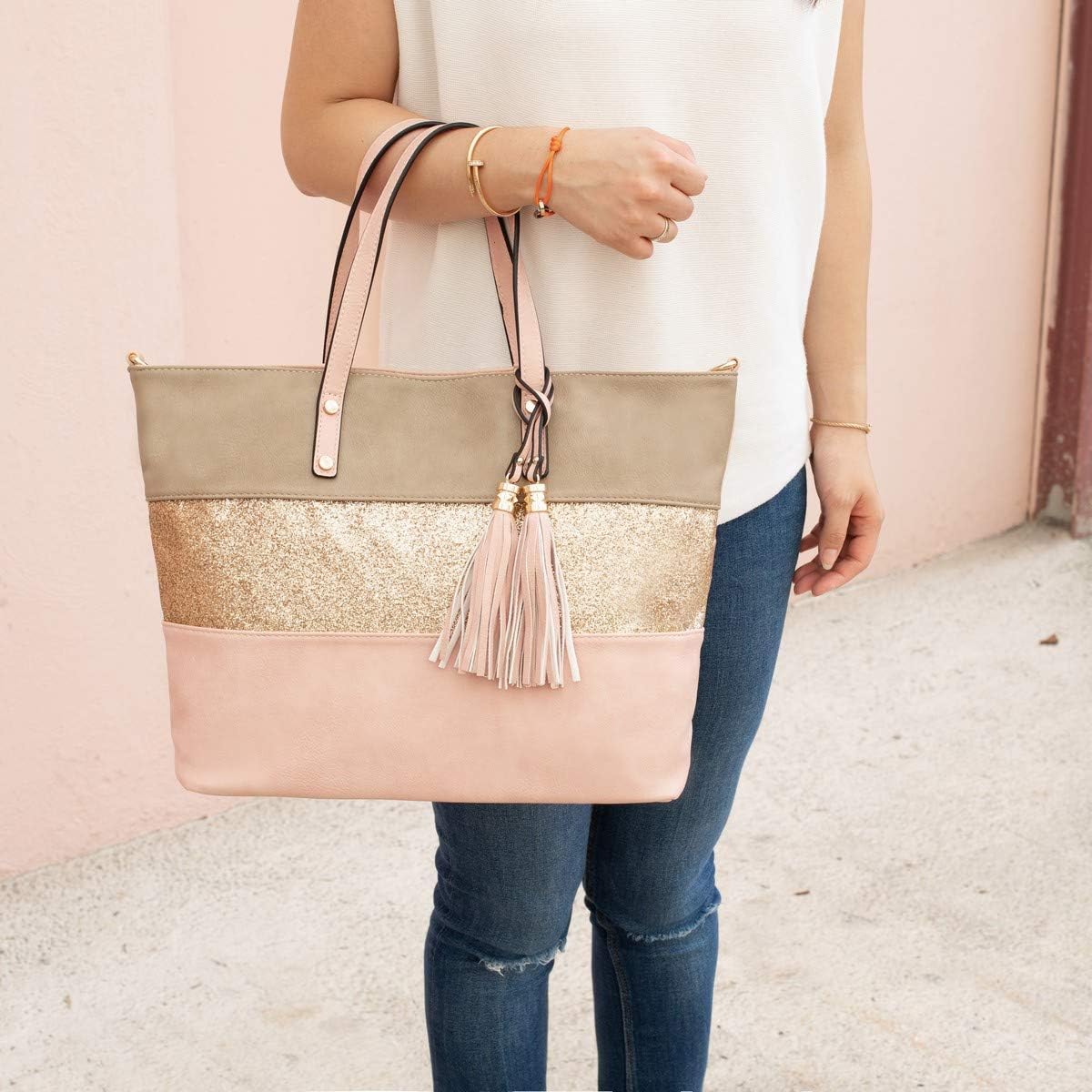 Thumbnail 1 de CRAZYCHIC Sac à Main Paillette 33 cm