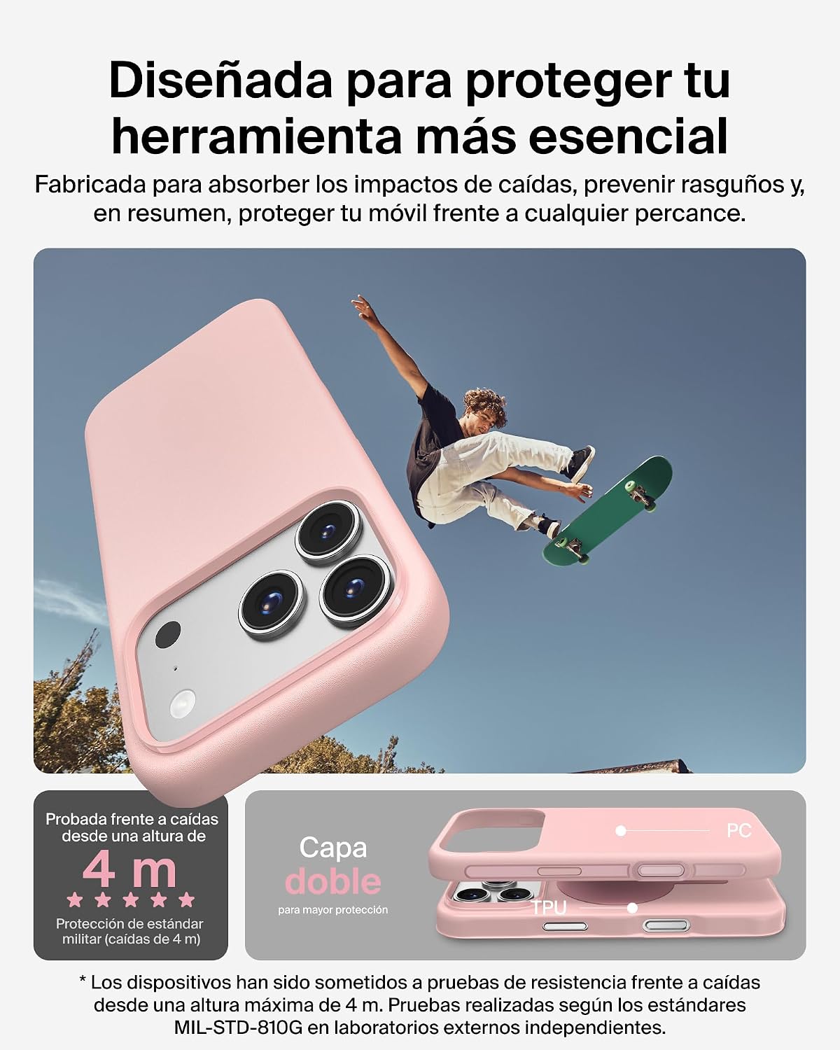 Detalle de Belkin SheerForce Protect para iPhone 17 Pro MAX