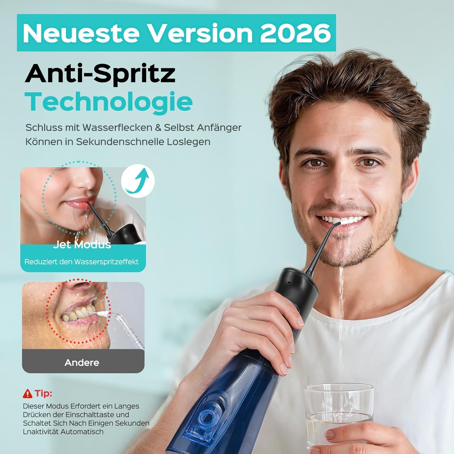 Detalle 2 de COSLUS Munddusche 20 Stufen 🦷