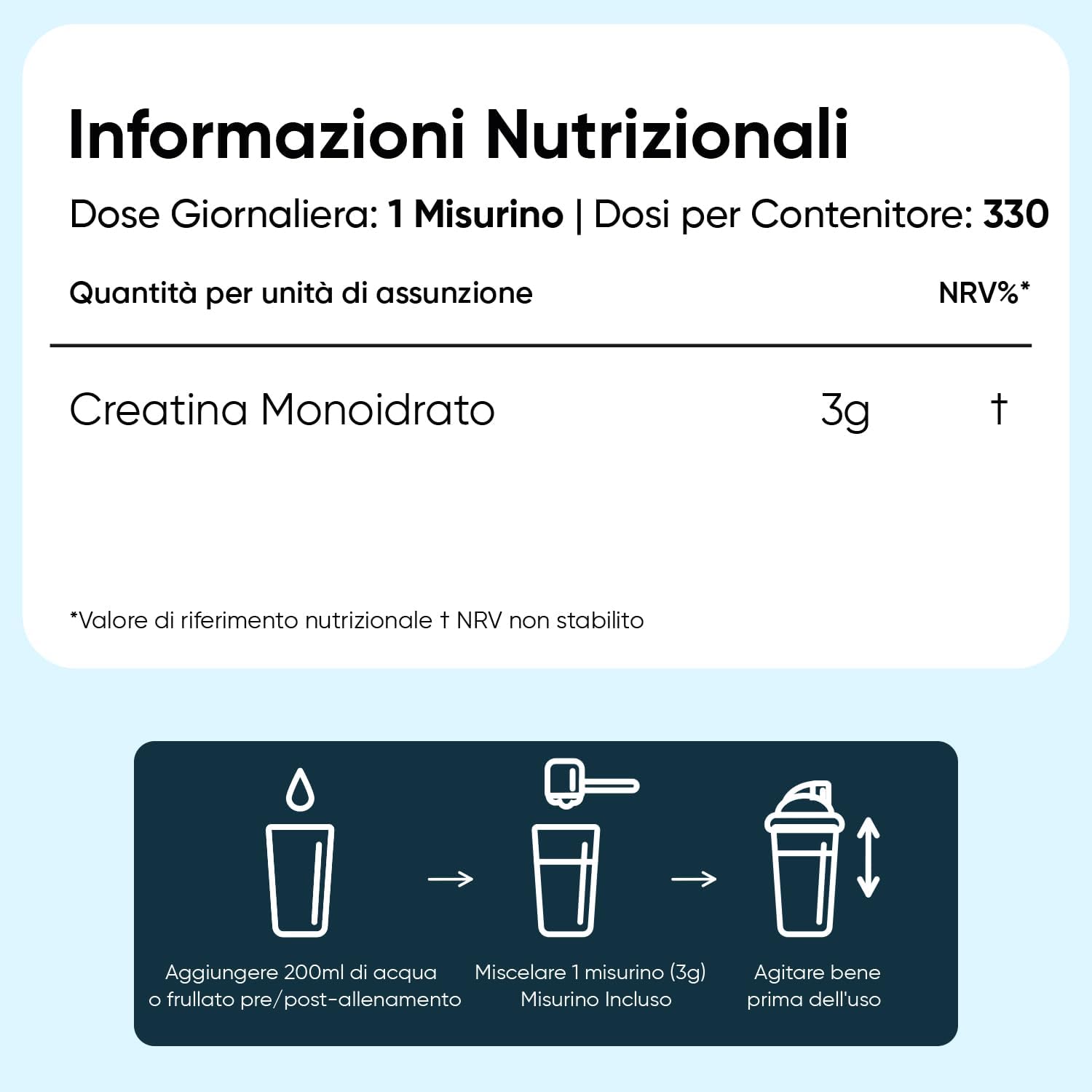 Thumbnail 4 de Creatina Monoidrata in Polvere WeightWorld 1kg – 100% Pura e Vegana, 3000 mg per dose